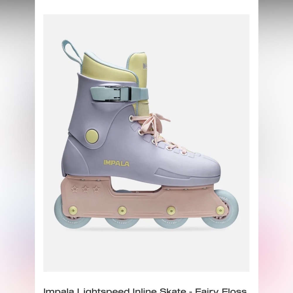 Impala Lightspeed Inline Skate - Fairy Floss (Lavender/Pink)